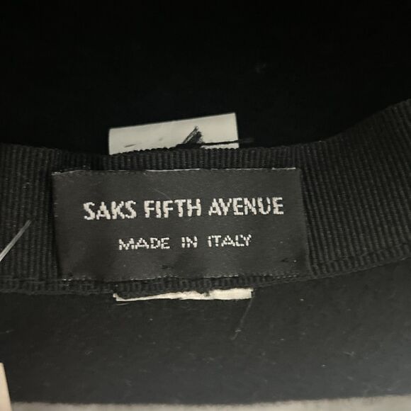 Vintage Saks 5th Avenue  Bowler Hat  Made in Italy 100% Wool main image 14